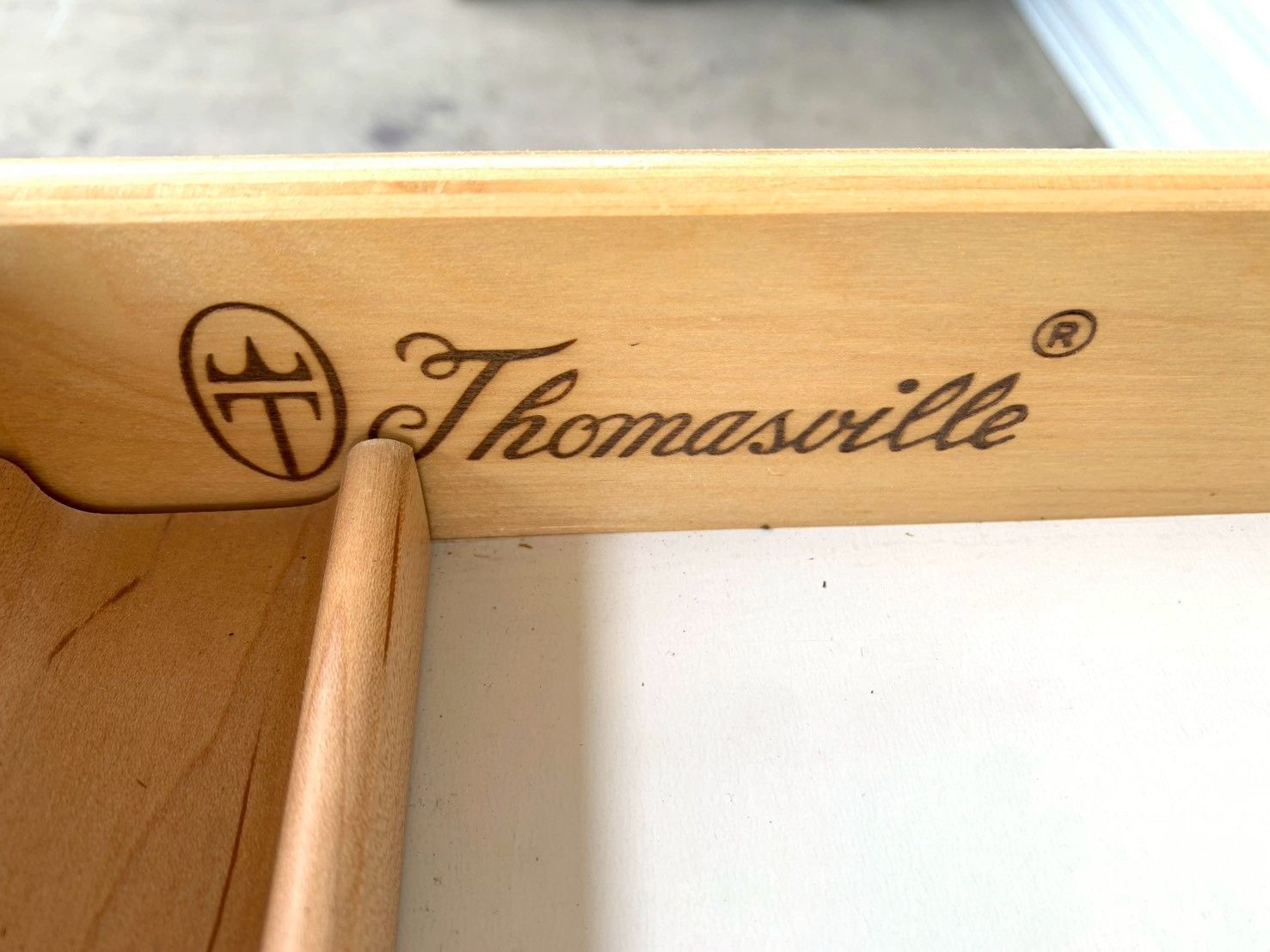 ◎【米軍放出品】Thomasville/トーマスビル 片袖デスク 書斎 オフィス