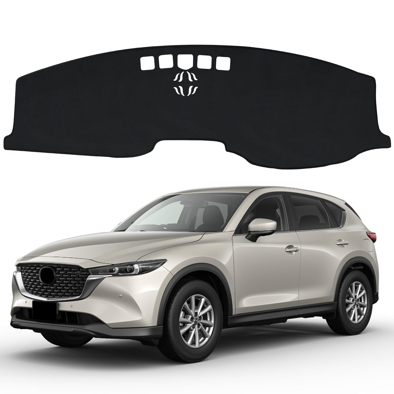 新型 マツダ CX-5 KF系 CX-8 KG系 ダッシュボードマット 車種専用設計 CX5 CX8 日焼け防止 車内 ダッシュボードカバー ダッシュボード 保護マット インテリア アクセサリー 内装パーツ (マツダ CX-5 CX-8 HU 5e384362