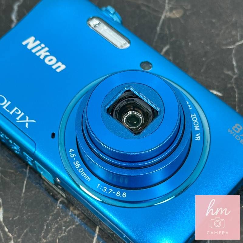 Nikon COOLPIX S3600 コバルトブルー 2005万画素 光学8倍ズーム 広角