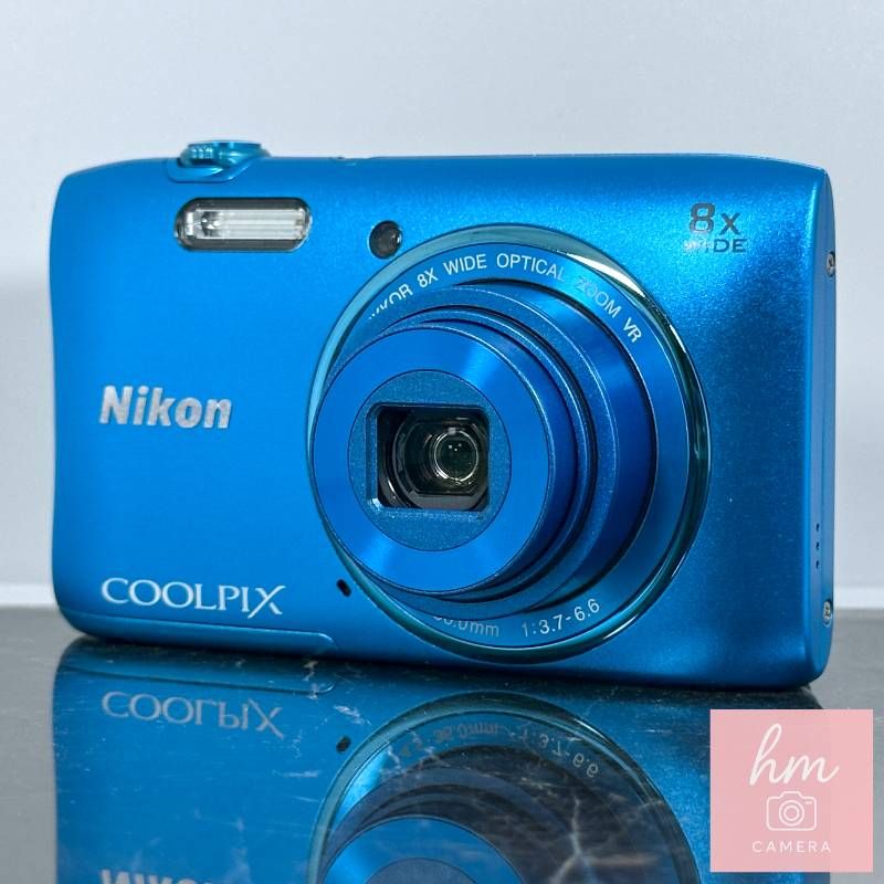 Nikon COOLPIX S3600 コバルトブルー 2005万画素 光学8倍ズーム 広角