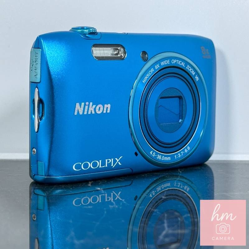Nikon COOLPIX S3600 コバルトブルー 2005万画素 光学8倍ズーム 広角