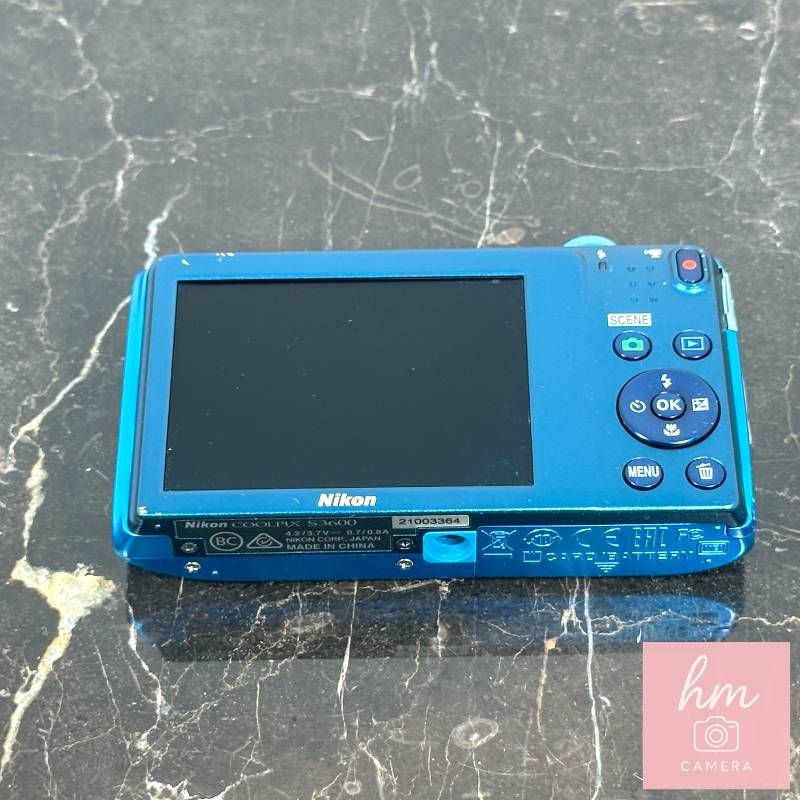 Nikon COOLPIX S3600 コバルトブルー 2005万画素 光学8倍ズーム 広角