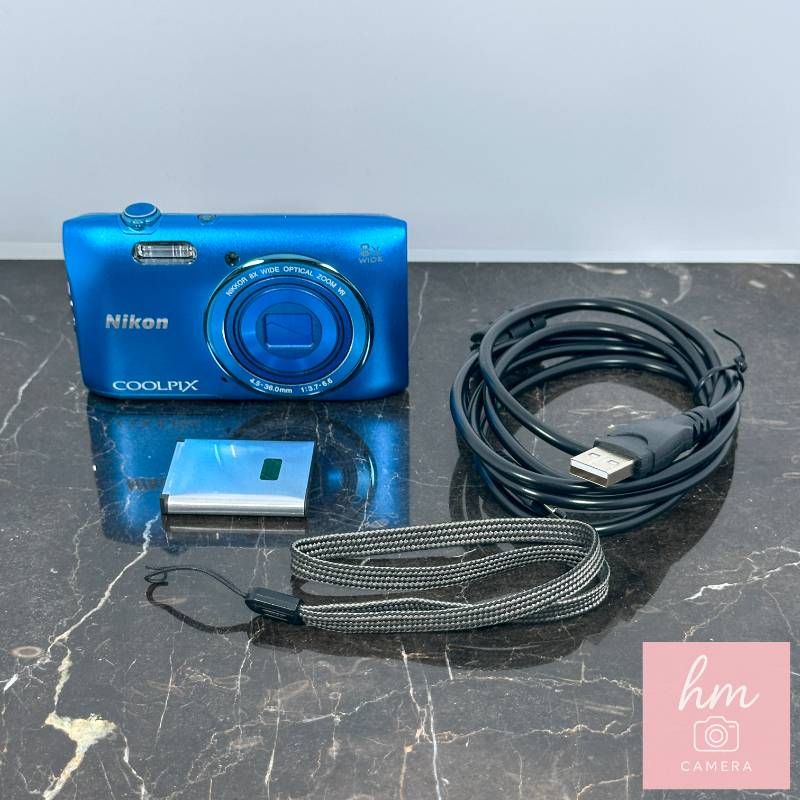 Nikon COOLPIX S3600 コバルトブルー 2005万画素 光学8倍ズーム 広角
