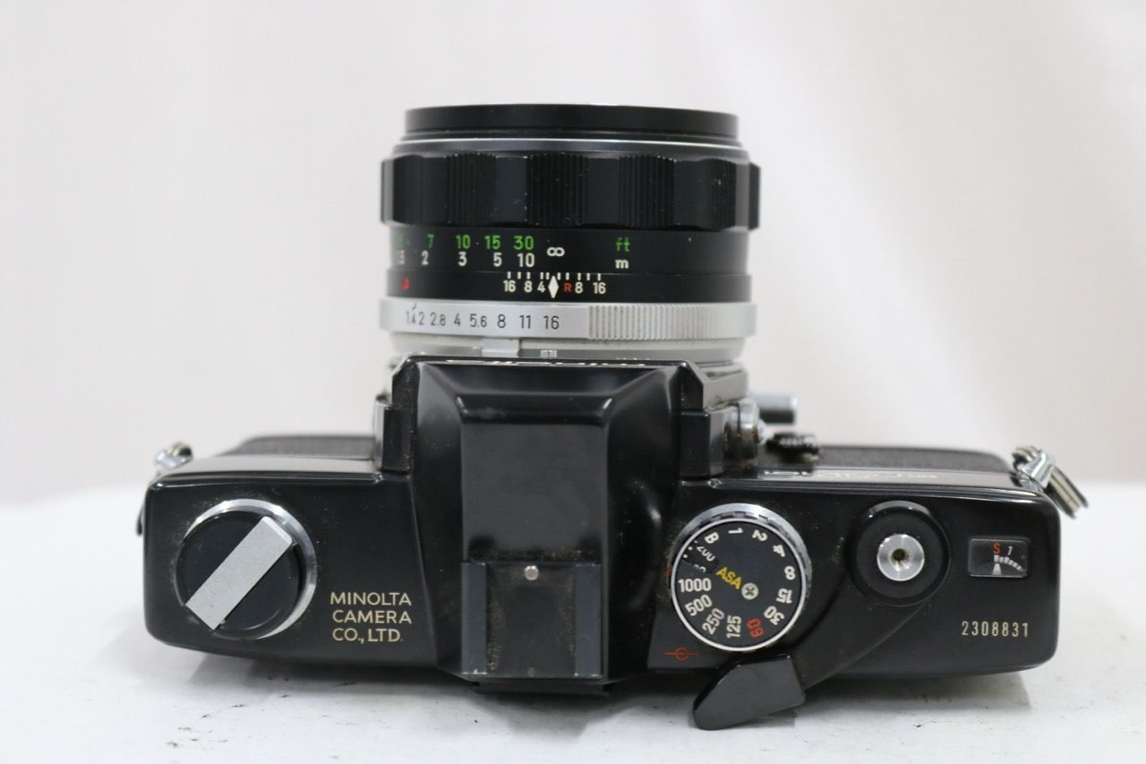 返品保証】 ミノルタ Minolta SRT101 MC ROKKOR-PF 58mm F1.4 ボディ