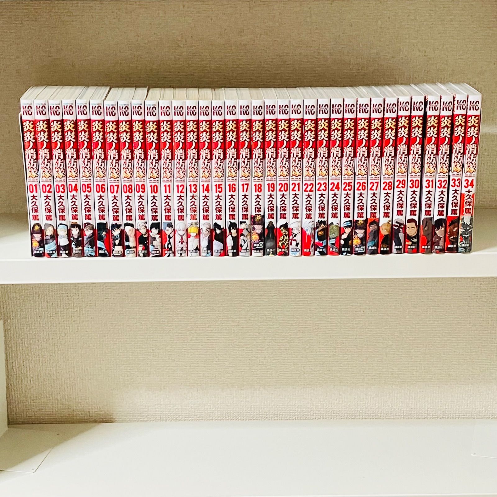 炎炎ノ消防隊 初版1〜34巻セット 完結 1〜3巻初版帯付炎炎ノ消防隊