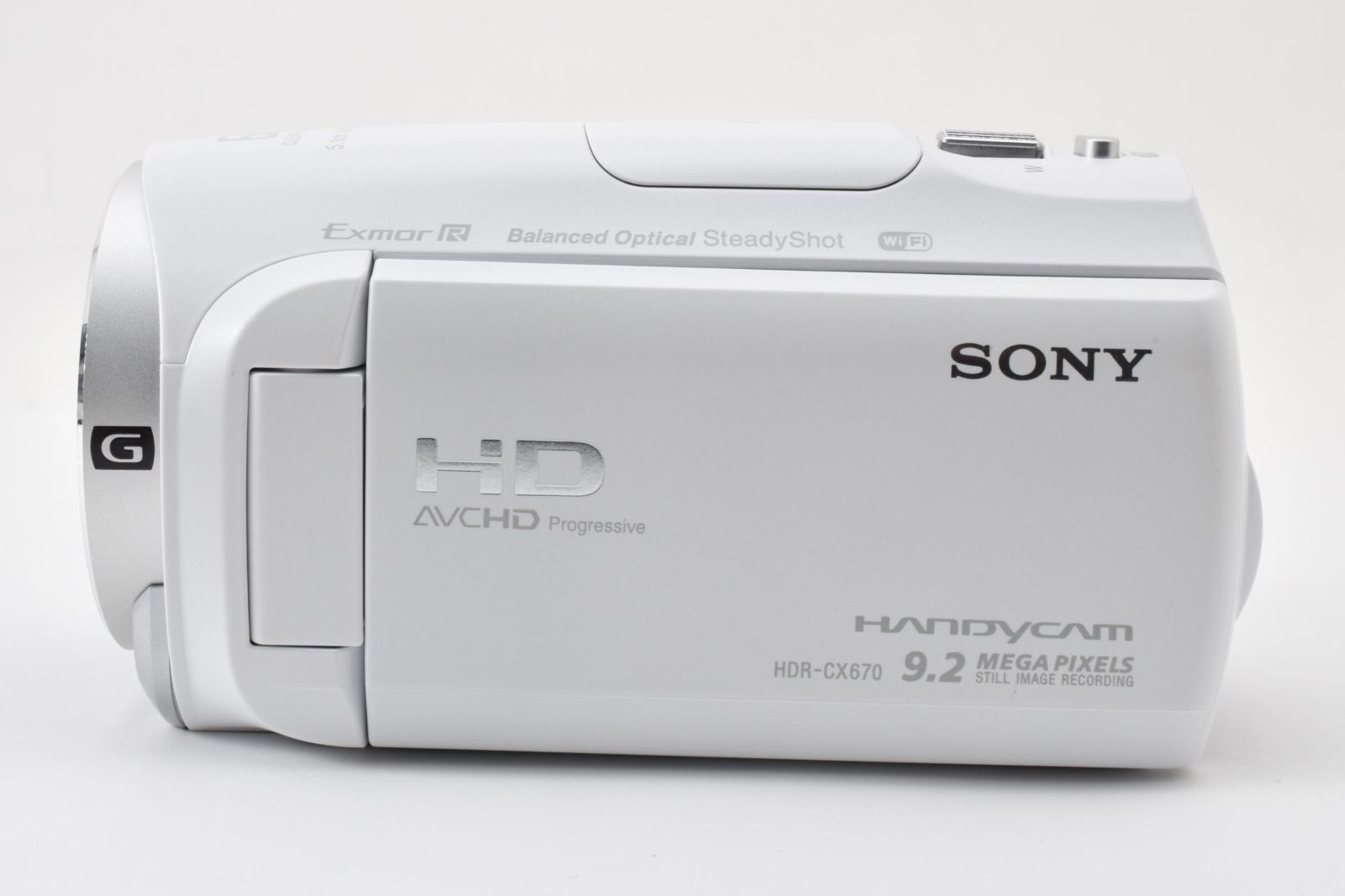 美品・完動品】SONY HANDYCAM HDR-CX670 ホワイト 空間光学手ブレ補正