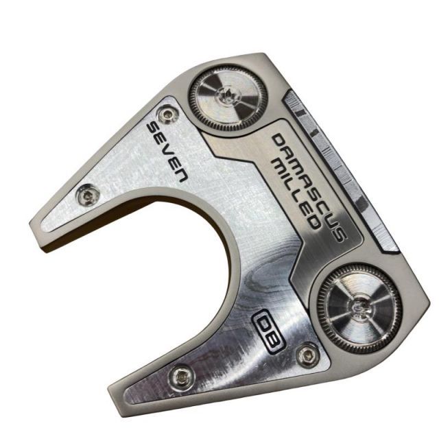 【中古】 オデッセイ DAMASCUS MILLED SEVEN DB 34インチ パター PT STROKE LAB 90 スチール (フレックスその他) メンズ 男性用 右利き 右用 Bランク ゴルフクラブ