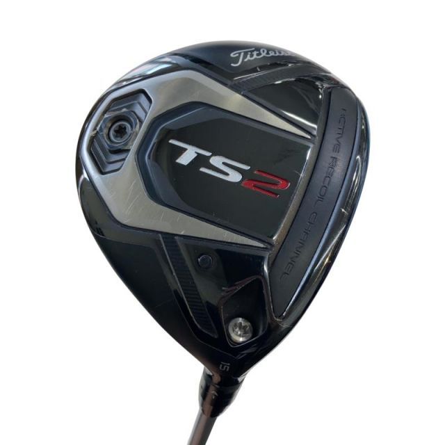 【中古】 タイトリスト TS2 15° フェアウェイウッド FW Titleist Speeder 519 EVOLUTION (フレックスS) メンズ 男性用 右利き 右用 Cランク ゴルフクラブ