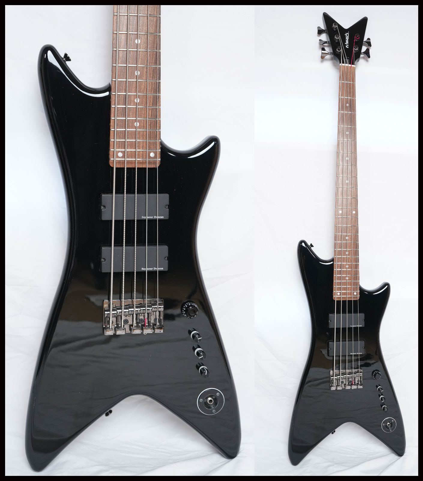 ★EDWARDS by ESP E-TT Black DIR EN GREY Toshiyaモデル 5弦ベース エドワーズ 状態良好 2019年製★