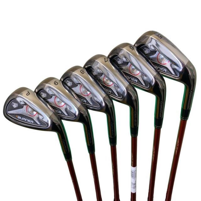【中古】 テーラーメイド BURNER TP 6S アイアンセット IR Tour AD AD-75 Prototype (フレックスS) メンズ 男性用 右利き 右用 Cランク ゴルフクラブ