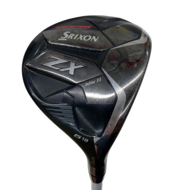【中古】 ダンロップ SRIXON ZX Mk II 5W フェアウェイウッド FW 純正特注シャフト (フレックスS) メンズ 男性用 右利き 右用 Cランク ゴルフクラブ