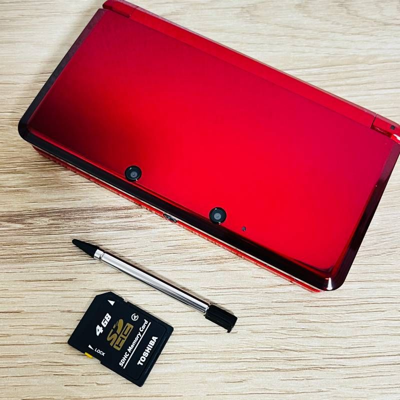 ニンテンドー3DS フレアレッド 本体 箱付き ニンテンドー3DS/3DS