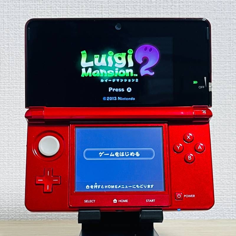ニンテンドー3DS フレアレッド 本体 箱付き ニンテンドー3DS/3DS