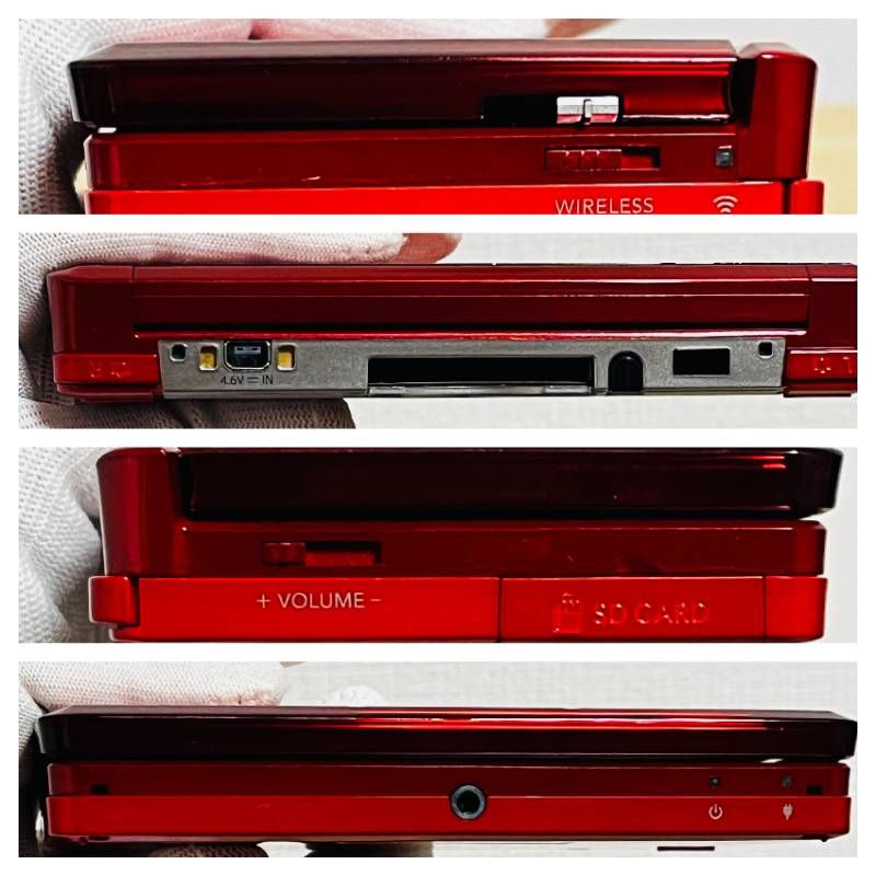 Nintendo3DS フレアレッド ニンテンドー3DS フレアレッド 本体 箱付き ニンテンドー3DS/3DS