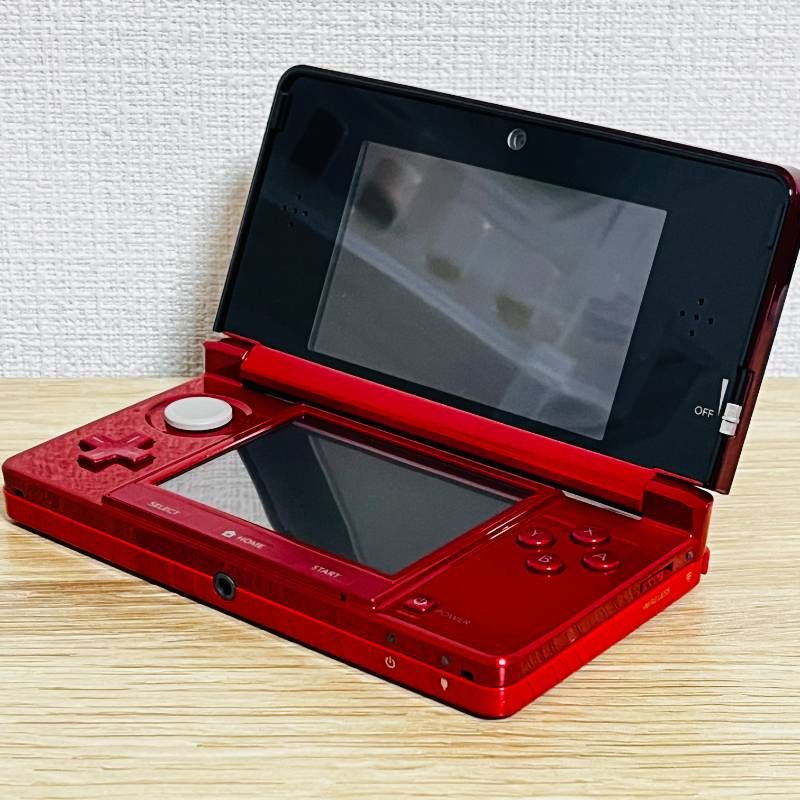 ニンテンドー3DS フレアレッド 本体 箱付き ニンテンドー3DS/3DS