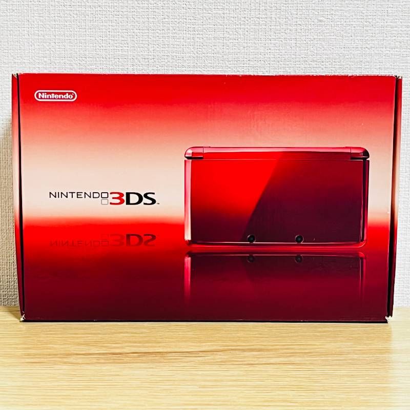 ニンテンドー3DS フレアレッド 本体 箱付き ニンテンドー3DS/3DS