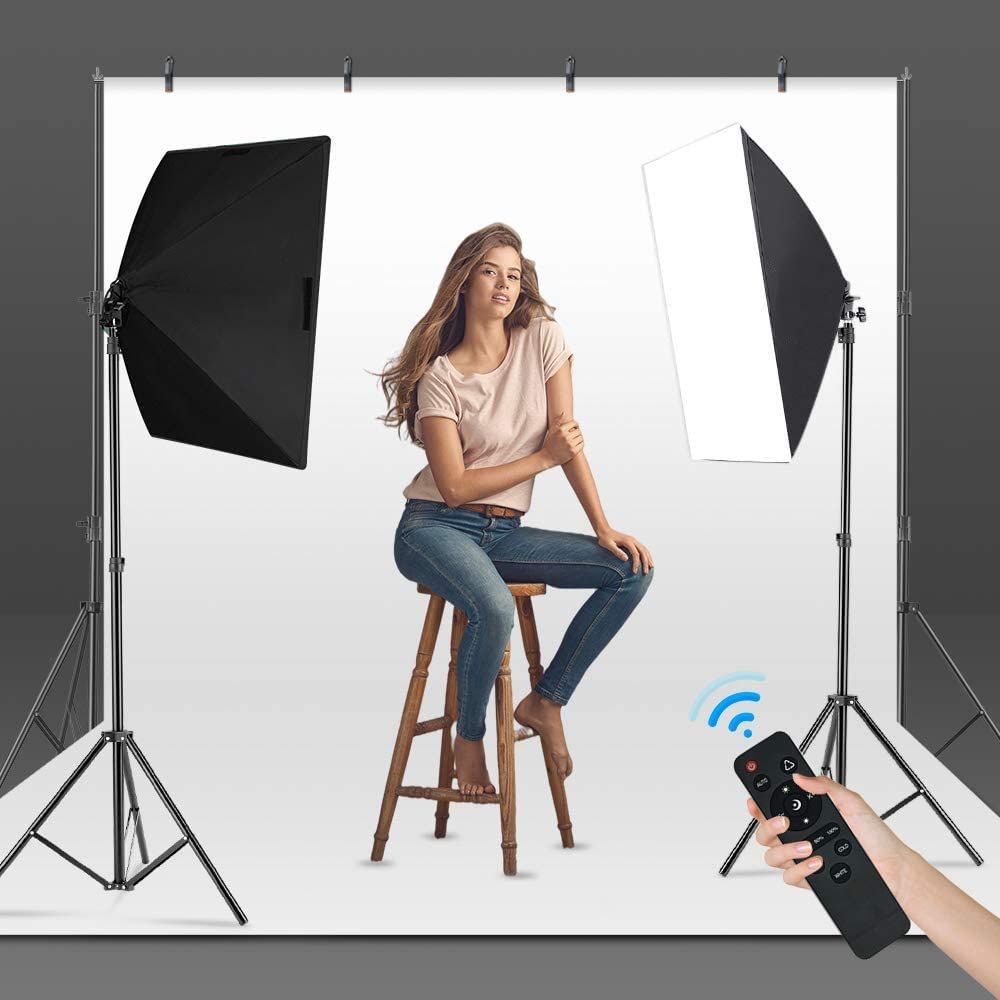 【在庫処分】ソフトボックス写真撮影ソフトボックス 50x70cm 照明キット 遠 ソフトボックス【 2025新登場LED撮影用ライト】写真撮影ソフトボックス