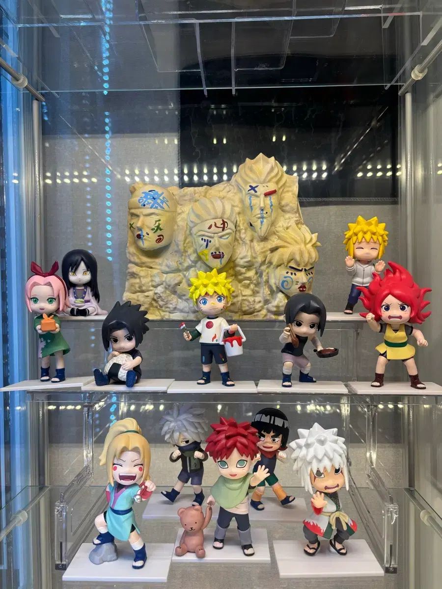 NARUTO -ナルト- POP MART (ポップマート) 幼少期 フルセット＋ホカゲ らくがき壁画