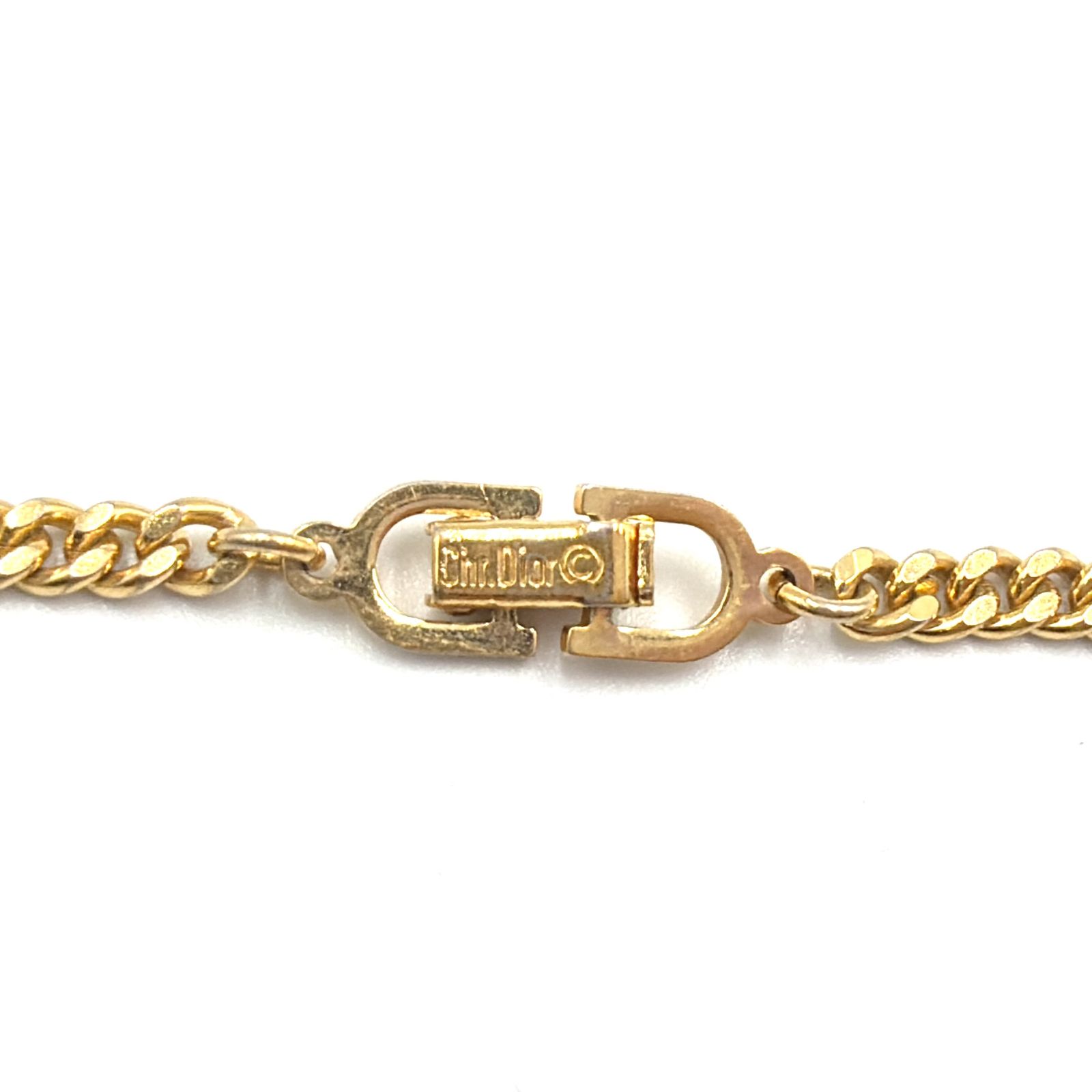 新着】Christian Dior CDロゴ GP ゴールド チェーンブレスレット