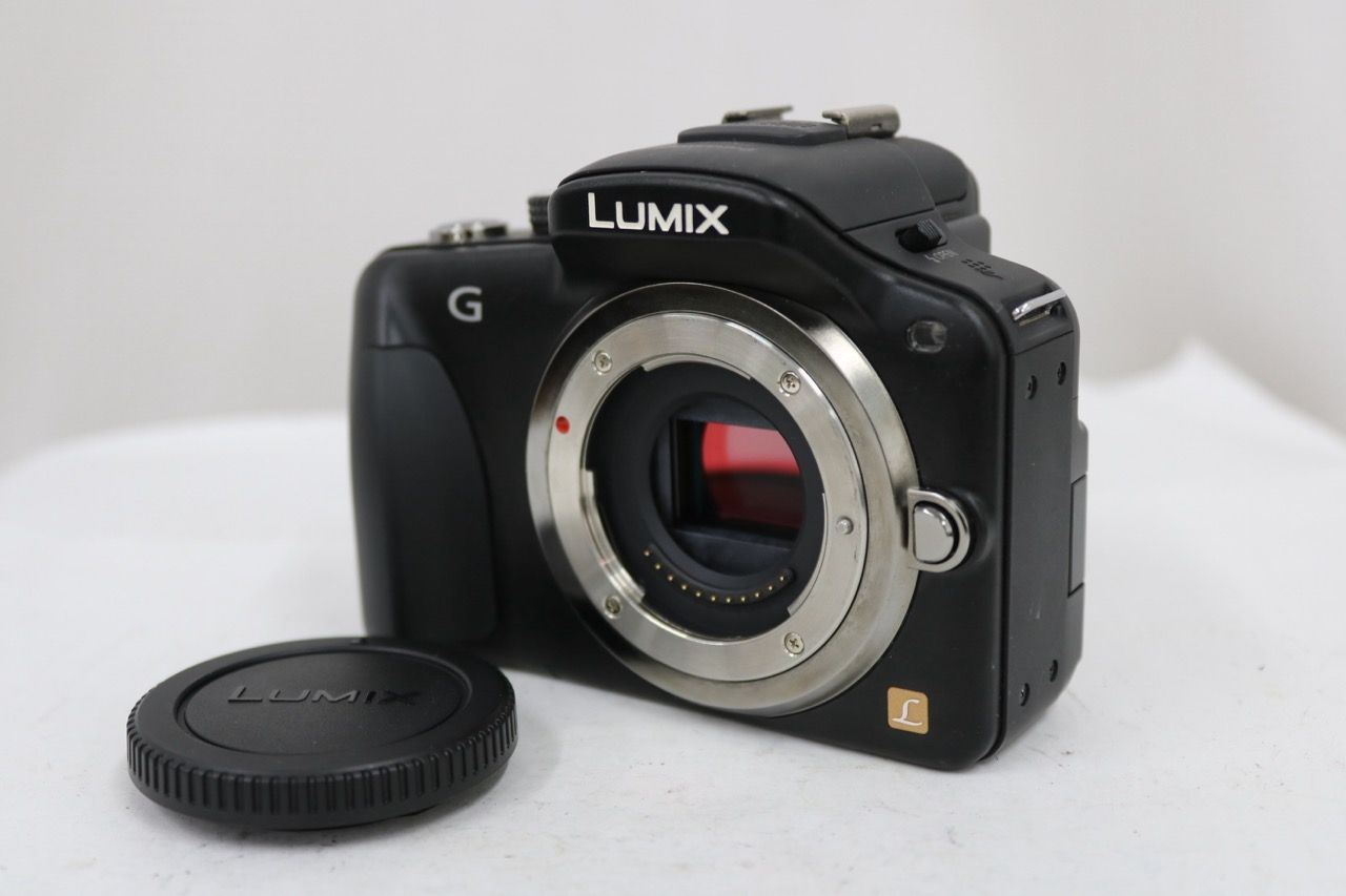 【返品保証】 【シャッター6595回】パナソニック Panasonic Lumix DMC-G3 ブラック ミラーレス一眼 ボディ e15468