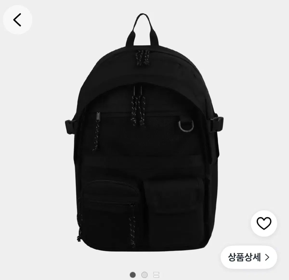シューペン ブラック バックパック (2回着用)