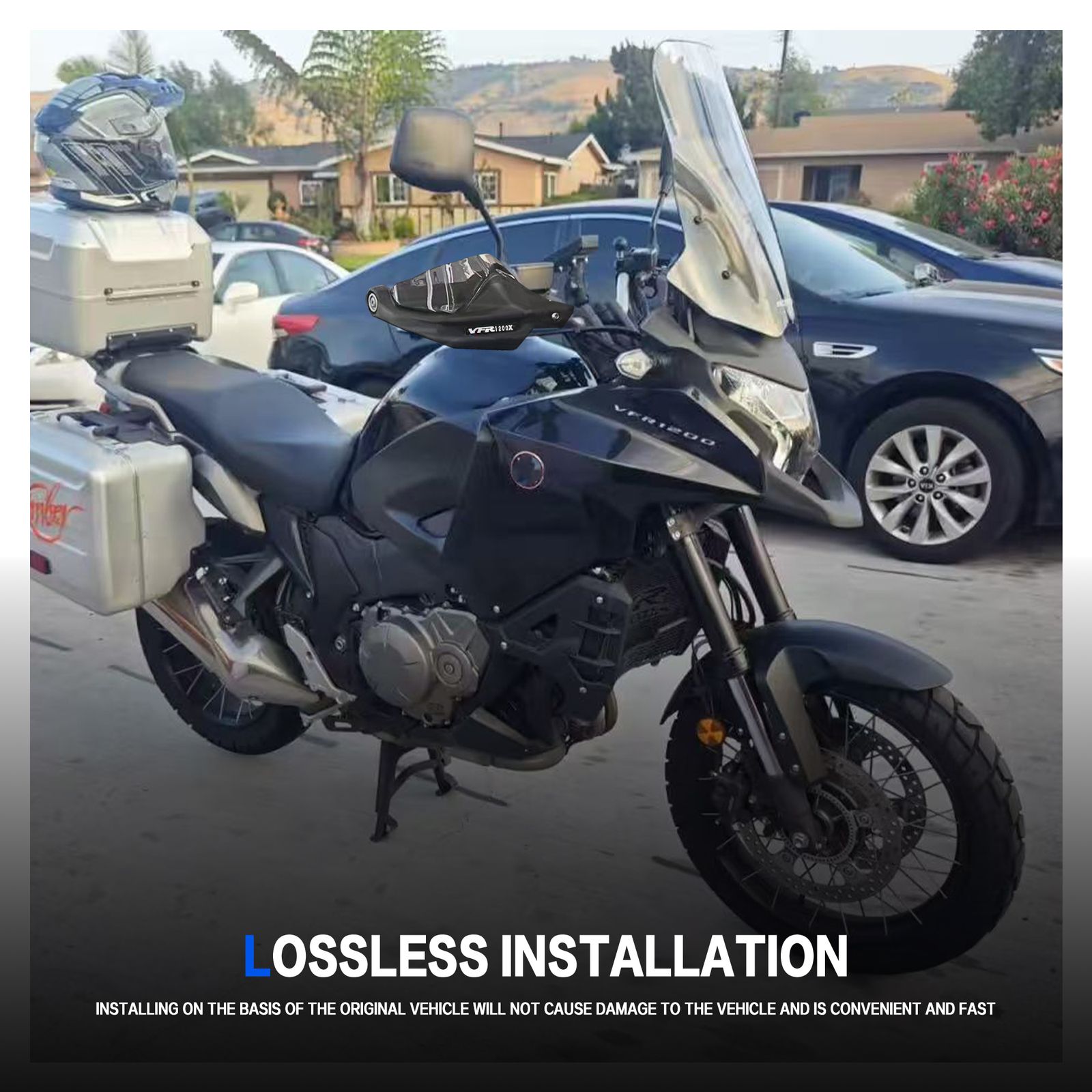 ホンダ VFR1200X 用 ハンドガード プロテクター