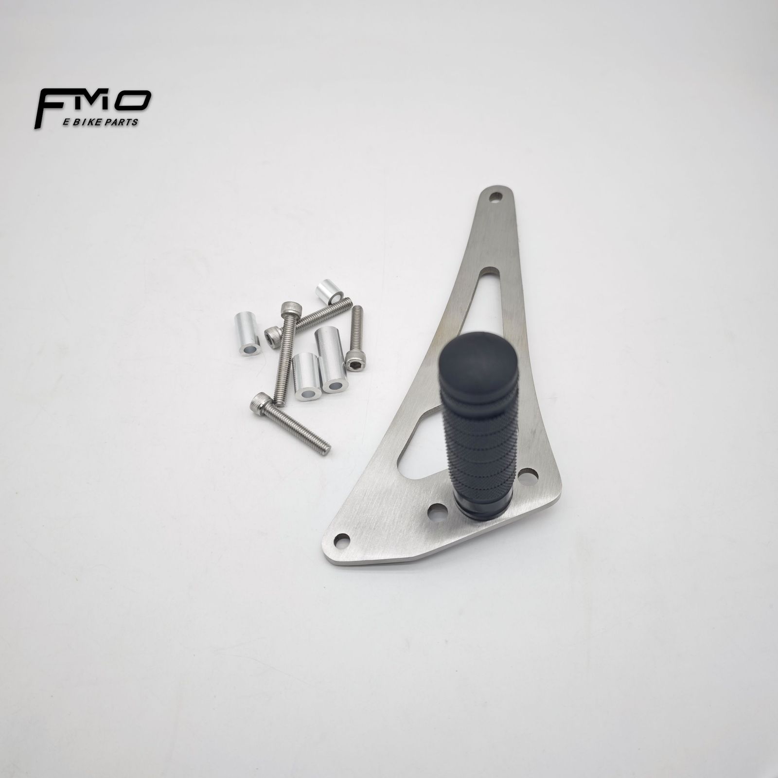 FMO E Ride Pro SS 2.0/3.0 用 スタントフットペグ フットロック シルバー 右片