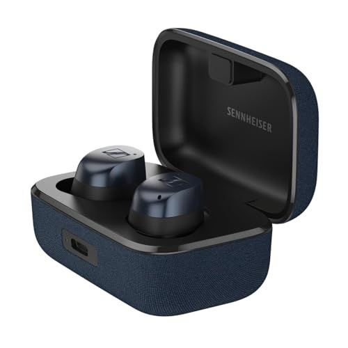 Sennheiser ゼンハイザー MOMENTUM True Wireless 4 スマートワイヤレスイヤホン Bluetooth 5.4 クリアサウンド ノイズキャンセリングイヤホン 快適設計 30時間バッテリー 適応型ANC LE Au 00a5f37d