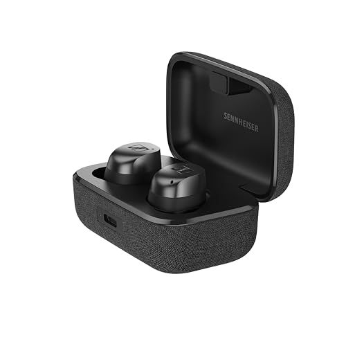 Sennheiser ゼンハイザー MOMENTUM True Wireless 4 スマートワイヤレスイヤホン Bluetooth 5.4 クリアサウンド ノイズキャンセリングイヤホン 快適設計 30時間バッテリー 適応型ANC LE Audio Auryu