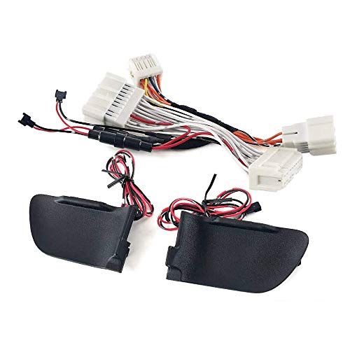 N◆Boyous日産 新型セレナ C27系 専用設計 インナードアハンドル LED ブルー ドアハンドルカバー LEDライティングキット 内装 パーツ 2点セット