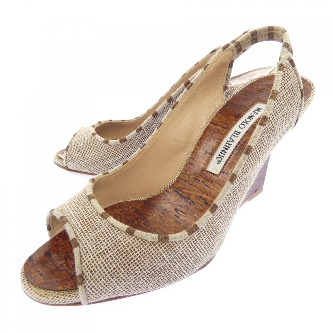マノロブラニク MANOLO BLAHNIK サンダル(やや傷や汚れあり) 中古