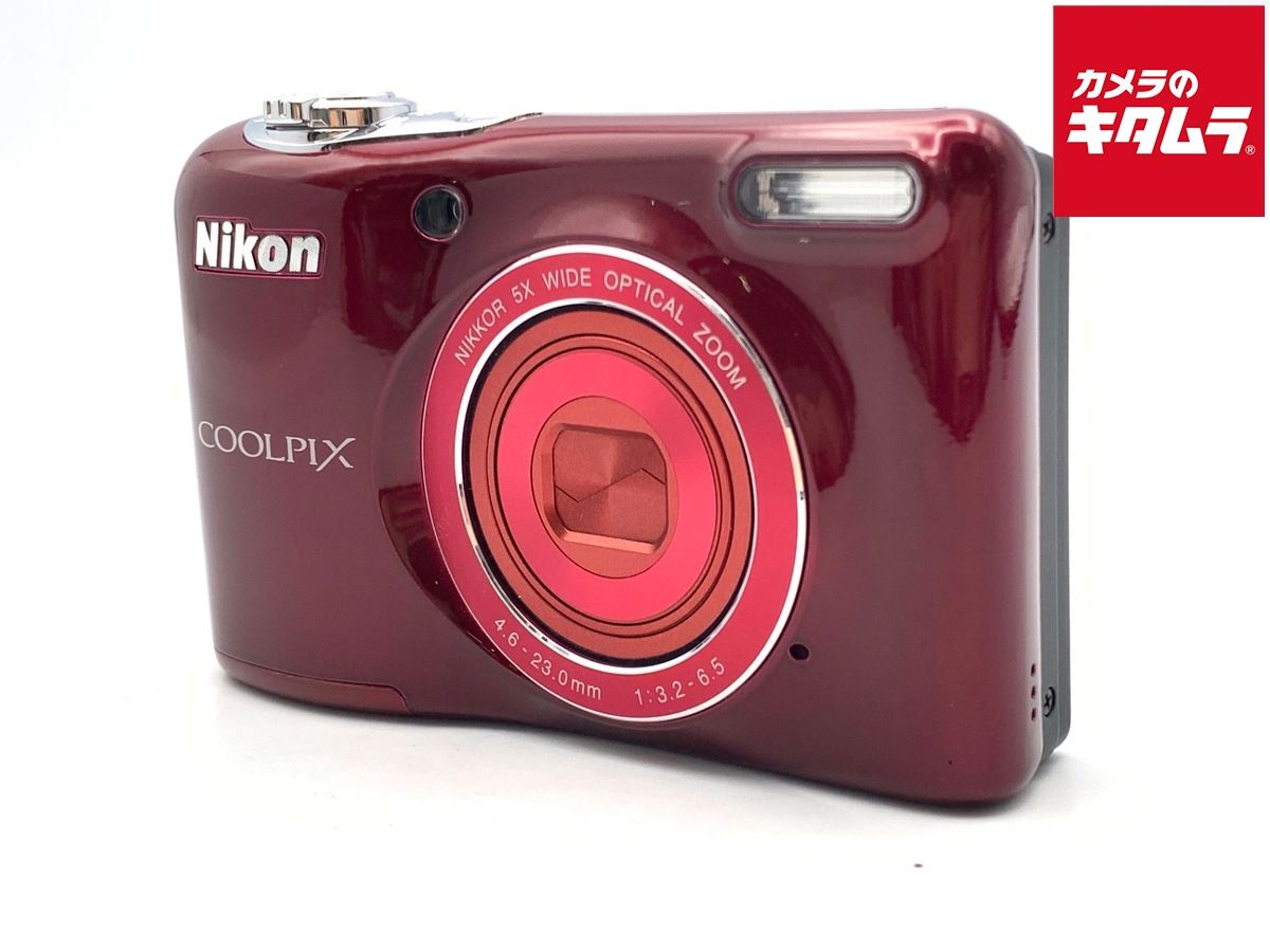 【中古】 【良品】 ニコン COOLPIX L32RD レッド