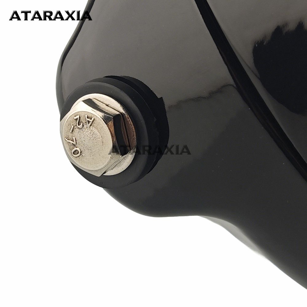 バイク 5.75インチ LED オートバイヘッドライトカバー ブラック