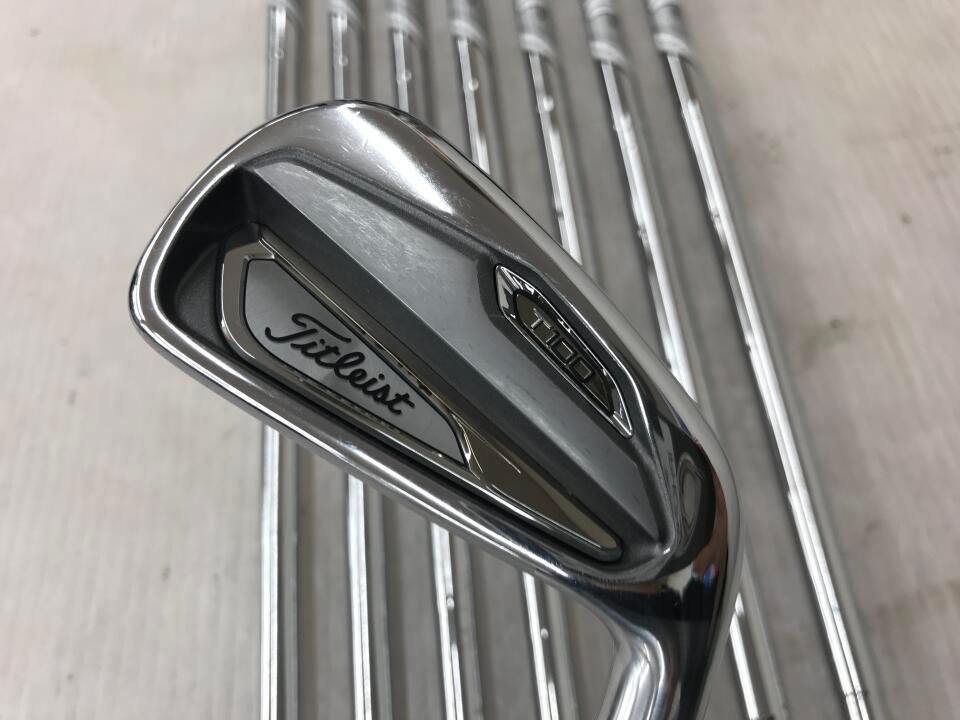 タイトリスト　T100　AMT TOUR WHITE　S200フレックス　アイアンセット　中古【最短即日発送】