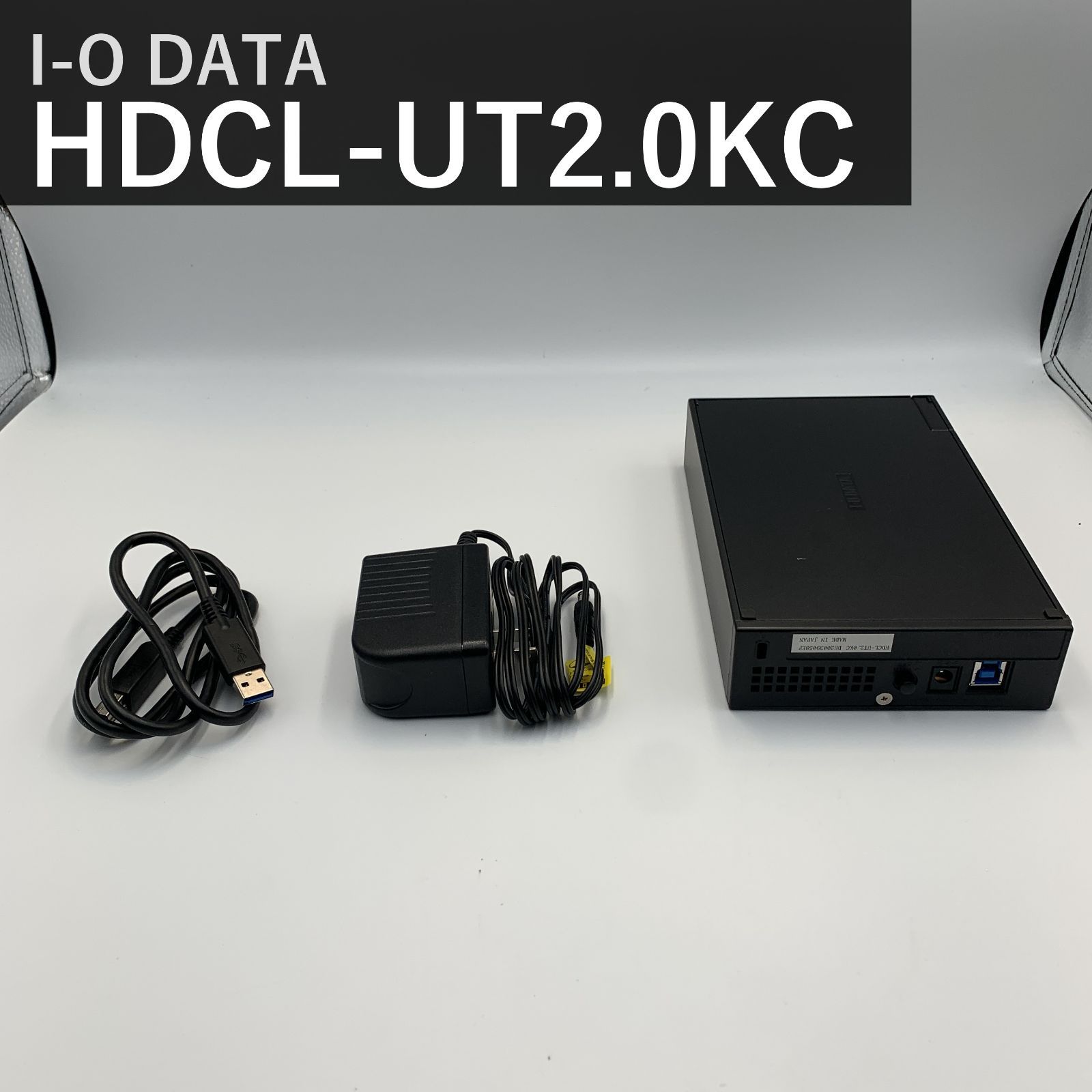 アイ・オー・データ機器 USB3.0/2.0対応 外付ハードディスク ブラック