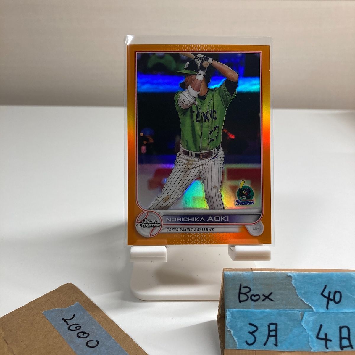東京ヤクルトスワローズ　青木宣親ユニ２着 ノリさんのカード付きです 2022 Topps Chrome NPB 青木宣親 Nori Aok 14/25 東京ヤクルト