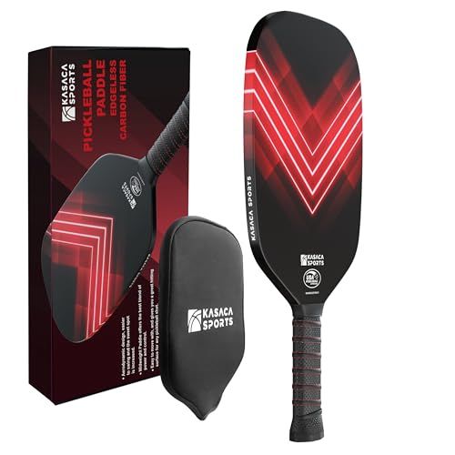 【新品】ピックルボールパドル USAPA カーボンファイバーピックルボールパドル 保護カバー付き ピックルボールラケット エッジレススタイル カーボンファイバー表面 ピックルボールラケット 69288a09 9,720円