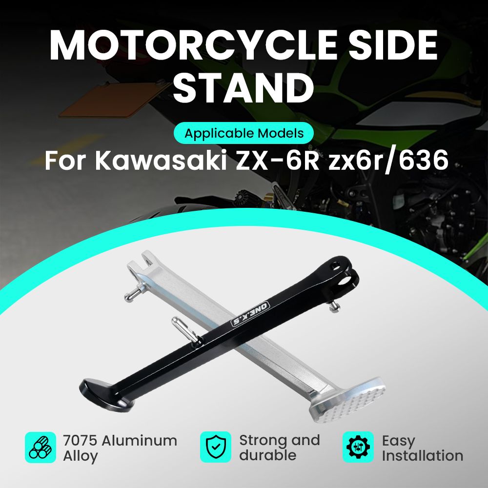 Kawasaki ZX-6R ZX636 2023-2025 用 サイドスタンドフットプレート