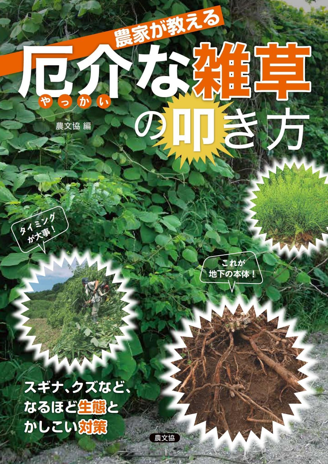 農家が教える 厄介(やっかい)な雑草の叩き方: スギナ、クズなど、なるほど生態とかしこい対策
