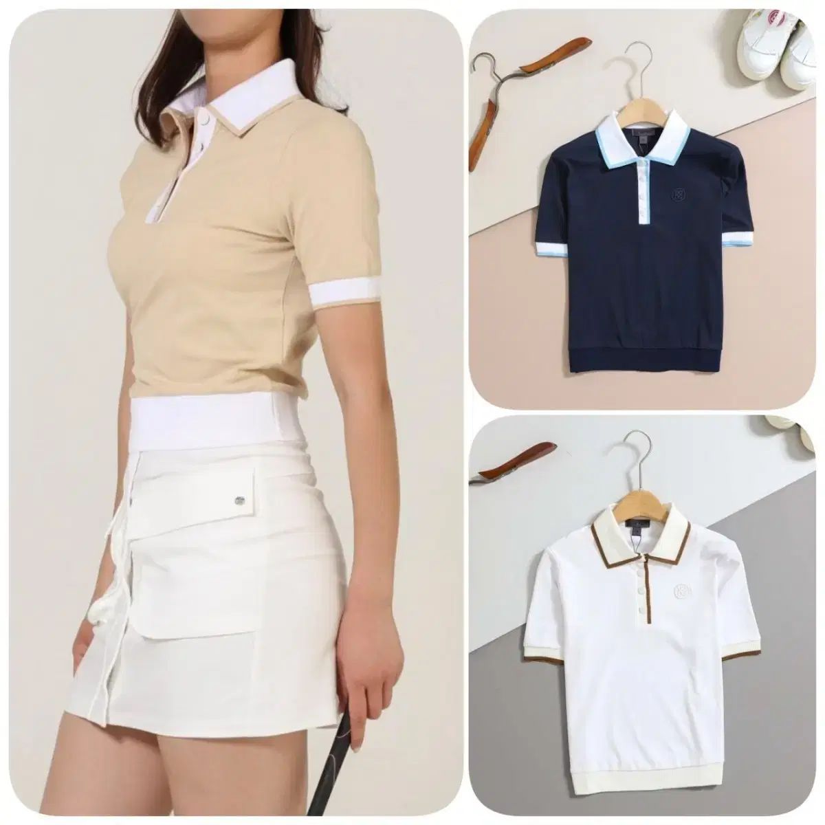 G FORE(ジーフォア) レディース エッセンシャル ピケ ポロ Tシャツ