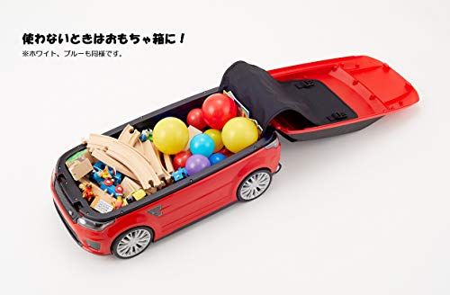 野中製作所(NONAKA WORLD) 乗用 レンジローバー キャリーケース ホワイト 足けり乗用玩具 幼児用 乗り物 子供用 キャリーケース スーツケース 3Way 2歳～6歳 CE 誕生日プレゼントpms f92c7966