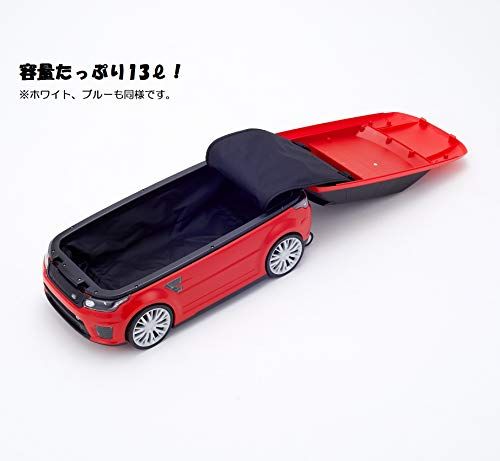 野中製作所(NONAKA WORLD) 乗用 レンジローバー キャリーケース ホワイト 足けり乗用玩具 幼児用 乗り物 子供用 キャリーケース スーツケース 3Way 2歳～6歳 CE 誕生日プレゼントpms f92c7966