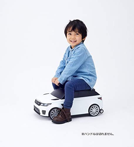 野中製作所(NONAKA WORLD) 乗用 レンジローバー キャリーケース ホワイト 足けり乗用玩具 幼児用 乗り物 子供用 キャリーケース スーツケース 3Way 2歳～6歳 CE 誕生日プレゼントpms f92c7966