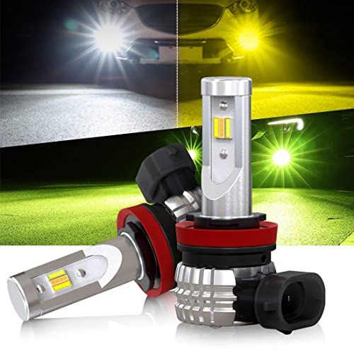 【超爆光モデル】h8 led フォグ 3色切り替え h11 led フォグランプ 3色切替 ホワイト/黄色/ライムグリーン 爆光 ホワイト/イエロー/レモンイエロー DC12V カラーチェンジ 車用LEDバルブ 2個セットts 5a37f4ce