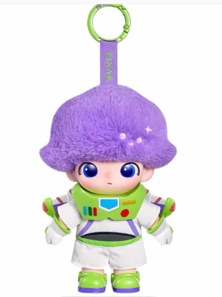 POP MART DIMOO WORLD x Pixarシリーズ ぬいぐるみ キーホルダー バズ・ライトイヤー (開封 BOX)