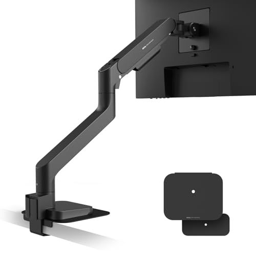 ベンキュージャパン BenQ BSH01 モニターアーム/ブラック/45インチ以下対応/耐荷重2～20kg/VESA規格対応/ケーブル収納/強化プレート/ブラケット付属/黒yu
