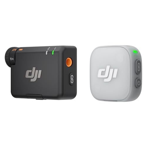 DJI Mic Mini 2（1 TX + 1 スタンダードRX） iPhone 17/16/15＆Android／カメラ／タブレット／PC用ワイヤレスラベリアマイク 超軽量 11.5時間駆動 高速充電 ノイズキャンセリング Vlog ストリーミングyu