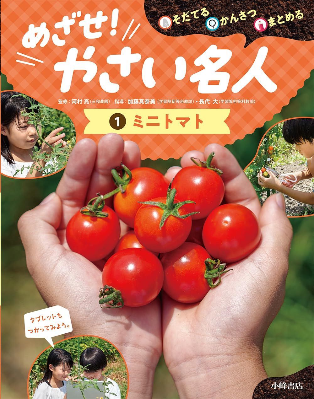 そだてる・かんさつ・まとめる めざせ!やさい名人 1ミニトマト