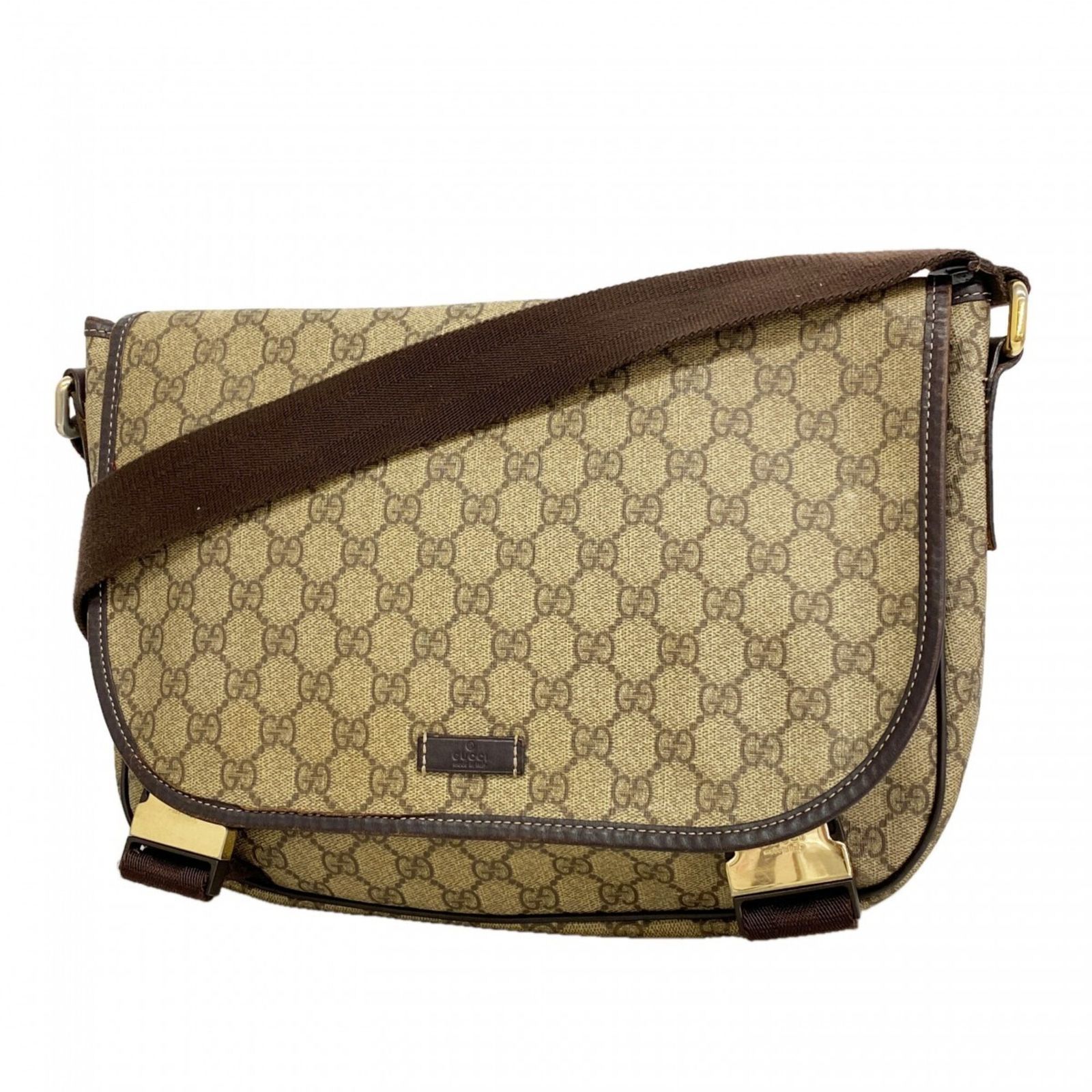 グッチ(Gucci) グッチ ショルダーバッグ GGスプリーム 201732 ブラウン シャンパンレディース