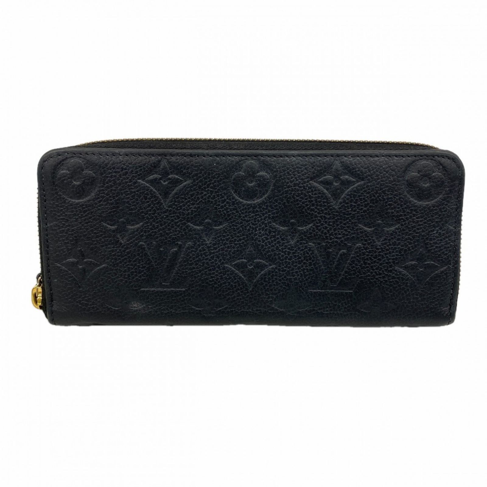 ルイ・ヴィトン(Louis Vuitton) ルイ・ヴィトン 長財布 モノグラム・アンプラント ポルトフォイユクレマンス M60171 ノワールレディース